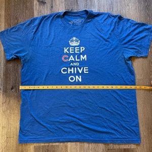 Chive Tees Blue Keep Calm Chicago Cubs Shirt